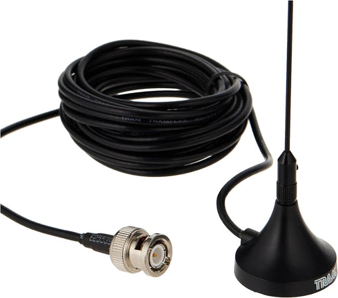 Tram VHF/UHF/800MHz1,300MHz Scanner Mini-Magnet Antenna with BNC-Male Connector