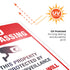 No Trespassing Sign, Video Surveillance, 10x7 Inches, Rust Free Aluminum, Made in USA by Sigo Signs