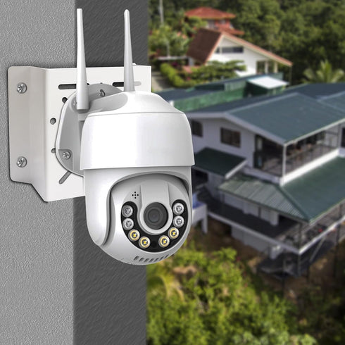 WiTi Universal Corner Mount for Security Camera, Solid Metal Mounting Corner Bracket for CCTV Cameras, LED Wall Lights