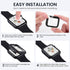 Tensea for Apple Watch Series 9 8 7 41mm Screen Protector Case, Sweatproof Bumper with Built-in Tempered Glass Film