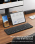 Samsers Foldable Bluetooth Keyboard with Touchpad, Full-Size Wireless Folding Keyboard for iOS Windows Android