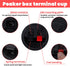 Zyghjort 2 PCS Speaker Terminals, Sub Box Terminals Speaker Box Terminal Cup Subwoofer Box Speaker Terminal Plates