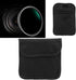 Lens Filter Storage Bag, Anti Shock Soft Nylon Case for Filters Up to 82mm