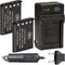 BM Premium 2-Pack LB-012 Batteries and Charger for Kodak KLIC-7006, PIXPRO FZ55, FZ53 Cameras