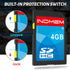 elecacc 4GB 3 Pack, 4 MLC SD Card Class Flash SDHC Memory Cards Stanard Secure Digital Cards Camera Cards