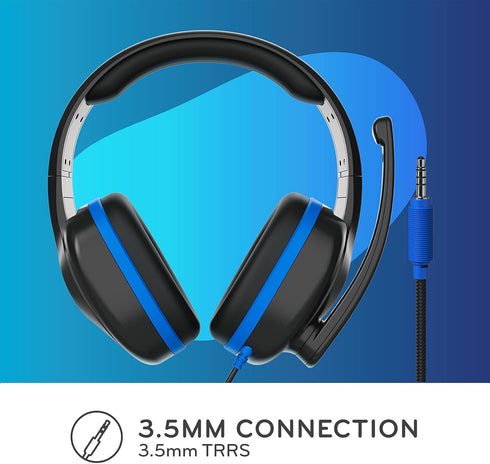 ThinkWrite Technologies TWT Audio REVO Headset, Premium Wired Over-Ear Headset, Noise Reducing with Mic Boom (3.5MM)