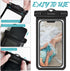 Waterproof Phone Pouch/Case, 2 Pack Holder for iPhone 15 14 13 12 11 Pro Max, Universal Dry Bag for Travel