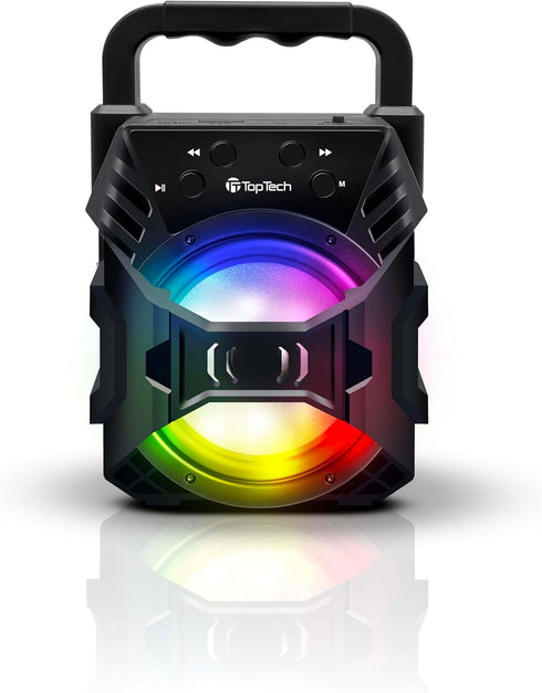 Top Tech Audio Blade-4 Bluetooth Portable Speaker, Louder Volume, Crystal Clear Stereo Sound, Rich Bass, 100 Foot