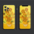 Sunflower iPhone 14 Plus Case for Women, Van Gogh Aesthetic Art Cute Waterproof Protective Case (6.7 inch)