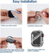Simpeak 5-Pack Bling Screen Protector Case for Apple Watch, Compatible with Series 10, 9, 8, 7, 6, 5, 4, 3, 2, 1