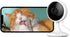 Small Security Camera, Upgraded Indoor Monitor for Pets, Dogs, Babies, Smart WiFi Home Monitor, App Control (White,