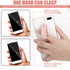 Weewooday 6 Pieces Phone Grip Holder, Universal Telescopic Finger Strap Stand for Most Smartphones in Black and Pink