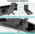 Soundbar Mount Bracket for Most Sound Bars Up to 20 Lbs, Adjustable Extension Plates and L-Shaped Hooks