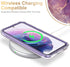 Esdot Military Grade Case for Samsung Galaxy S21 Plus, Rugged Cover with Fashionable Designs for Women Girls - Glitter