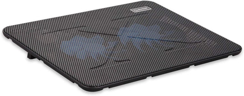 Laptop Cooling Pad, Coolertek Portable Slim Quiet Stand with 2 Blue LED Fans, Fits 11-14 Inch