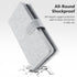 Varikke iPhone 13 Wallet Case, Detachable Card Holder for Women Girls, Glitter PU Leather Flip Cover
