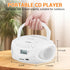 Gelielim Portable CD Player Boombox with AM/FM Radio, Bluetooth Speaker, Supports CD/USB/SD/BT/AUX, Gifts for Parent