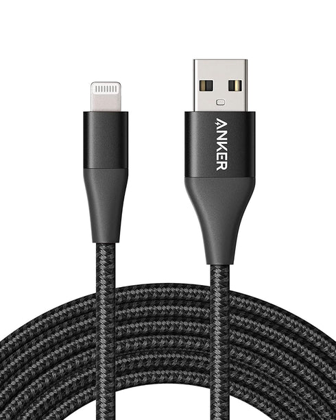 Anker Powerline+ II Lightning Cable (10 ft) - MFi Certified, Extra Long iPhone Charger for iPhone SE, 11 Pro Max, iPad