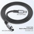 HIEbee 5.5x2.1mm DC Male to Male Aluminum Alloy Extension Cord, Power Adapter Cable, for LED Strip, Surveillance