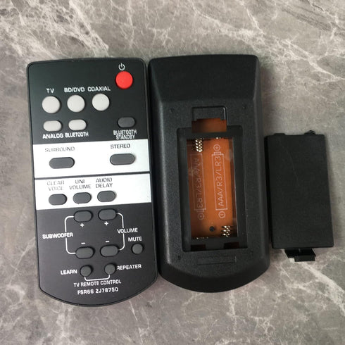 Replaced Remote FSR66 for Yamaha YAS-107, YAS-207, YAS-106, YAS-203, ATS-1070, ATS-1060, ATS-1030 Home Audio Speaker