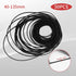 Recorder Rubber Belts, Cassette Recorder Maintenance Mix, 50PCS Rubber Square Belt 40-135MM