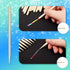 Kare & Kind 100 PCS Bamboo Stylus for Scratch Art - Engraving Tool for Arts, Crafts, DIY Items