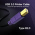 2.0 (30 Printer Cable, USB Cable A-Male to B-Male for Printer/Scanner ft)