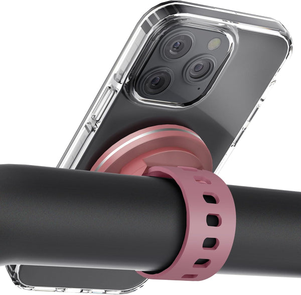 BASSIRY Magnetic Phone Mount, Phone Holder for Bike, Compatible with Magsaf or Normal