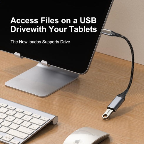 ROTOPATA 2 Pack 3.1 5 USB C to USB Adapter, Type C Male to USB Female OTG Cable Converter, Gbps High Speed, USB Adapter
