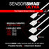 Sensor Cleaning Swab Kit with Eclipse Optic Cleaning Solution (0.5oz/15ml) + Type-4 Sensor Swab Ultra 33mm (Pack of 6)