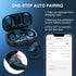 Wireless Earbuds Bluetooth Headphones 48Hrs Playtime IPX7 Waterproof 5.1 HiFi Earbuds,LED Display Sports Ear Buds with Earhooks for Workout Gym Outdoor Phone Laptop(Black)