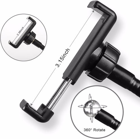 Sokani Dimmable Selfie Ring Light with Cell Phone Holder and Stand Bracket for YouTube TIK Tok Tiktok Zoom Video