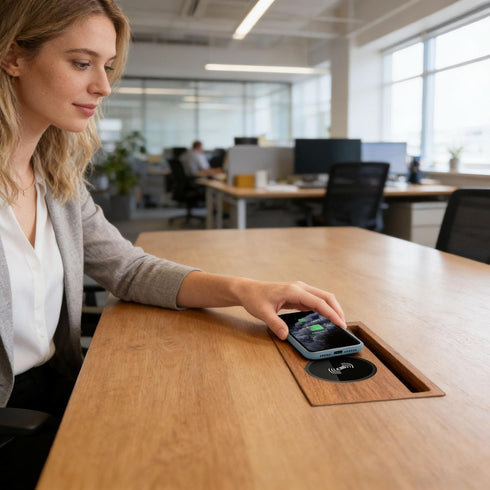 Generic Invisible Under-Desk Wireless Charger-Sleek, Invisible Wireless Charger Under Desk, Invisible Wireless