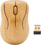 Bamboo Keyboard and Mouse, 2.4GHz Computer Devices with USB Receiver, Optional 1200DPI Mouse