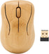 Bamboo Keyboard and Mouse, 2.4GHz Computer Devices with USB Receiver, Optional 1200DPI Mouse