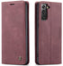 Kowauri Flip Case for Galaxy S21, Leather Wallet Case with Card Slot & Magnetic Closure for Samsung Galaxy S21 5G (Wine