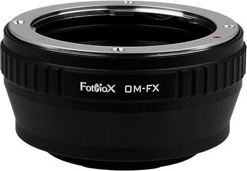 Fotodiox Lens Mount Adapter for Olympus Zuiko (OM) 35mm SLR Lens on Fuji X-Mount Cameras