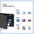 XVX WK60 Mini Folding Keyboard, Portable Bluetooth Pocket-Sized Wireless Travel Keyboard for iPad, iPhone, Tablet,