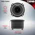DS18 PRO-TWN1 Titanium High Compression Neodymium Slim Super Bullet Tweeter, 1" 240W Max, 120W RMS with Built-in