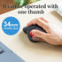 SANWA Bluetooth Ergonomic Trackball Mouse, Optical Vertical Rollerball Mice with Adjustable DPI, Compatible with