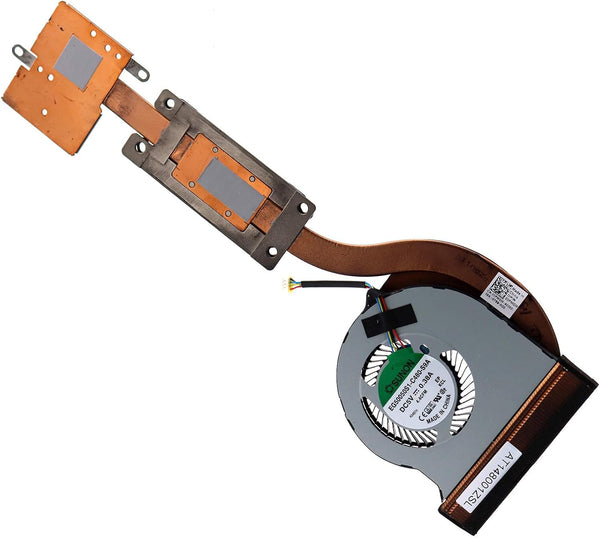 CPU Cooling Fan with Heatsink Thermal Pads for Dell Latitude E7450 E7440 Replacement