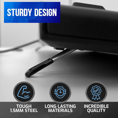 Computer Keyboard Feet Replacement, 2 Pcs Rubber Grip Small Ergonomic Tilt Stand Clips for Logitech Keyboards