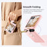 Maxdara Case for Moto Razr 2024 with Ring Holder, Slim Shockproof Phone Case with Screen Protector (Pink)