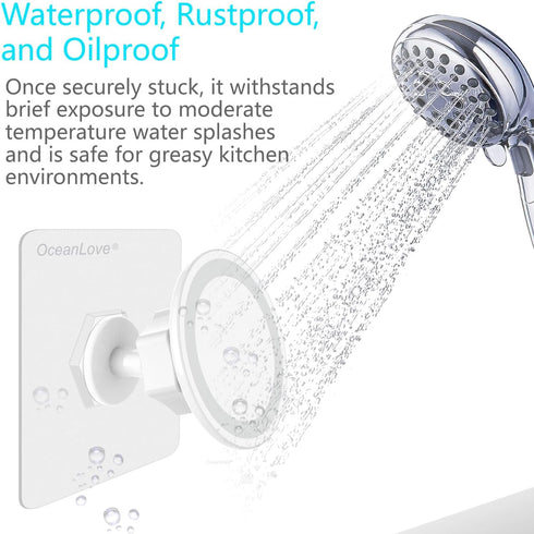 OCEANLOVE 360 17/16/15/14/13/12,All for MagSafe Wall Mount Magnetic Phone Holder, Self-Adhesive, Rotatable, Waterproof