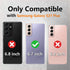 Marrkey Galaxy S21 Plus Case, Heavy Duty Shockproof Tough Armor Aluminum Alloy with Built-in Screen (Black)