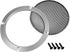 uxcell 2pcs Speaker Grill Mesh Decorative Circle Woofer Guard Protector Cover for 6.5" Mounting Hole