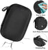 Leayjeen Case for FLEXTAILGEAR Portable Air Pump MP2 Pro/TINY, Holder for Max Pump 2 Pro, Box with Mesh Pocket (Case