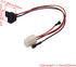 Mxfans Ride On Car Accessory Power Charging Interface Socket, 3 Pin Type, Length 335mm