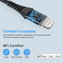 Short 12inch iPhone Charger Cable, Apple Certified Fast Charging Cord for iPhone 11/11Pro/11Max/X/XS/XR/XS Max