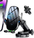 Wireless Car Charger, 15W Fast Auto-Clamping Charger for iPhone 15 14 13 12 11 Pro Max, Samsung Galaxy S23 Ultra S22